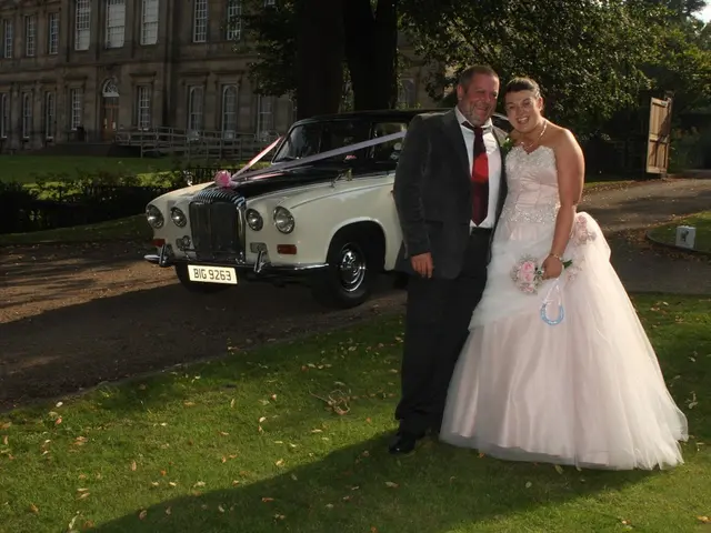 Bride-in-waiting plays an active role in pursuing a car thief, the individual who also stole her...